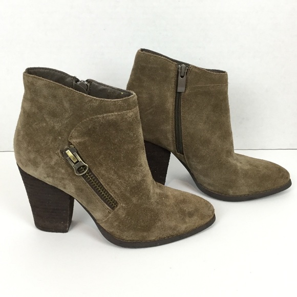 Very Volatile Suede Booties Ankle Boots - Picture 1 of 8